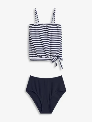 Obrázek produktu Tankini oversize z odpinanymi ramiączkami (komplet 2-cz.) BonPrix niebieski