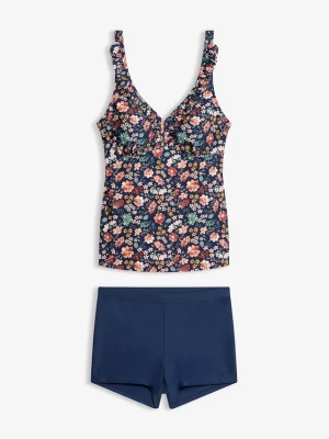 Obrázek produktu Tankini z regulowanymi ramiączkami (2 części) BonPrix niebieski