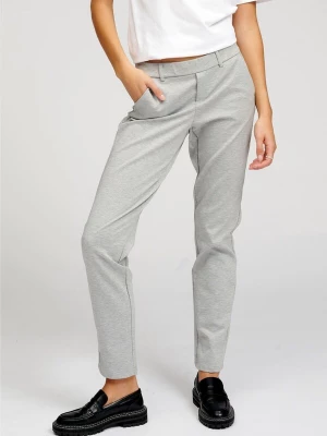 Obrázek produktu TEESHOPPEN Chino kalhoty 'Haylie' šedý melír