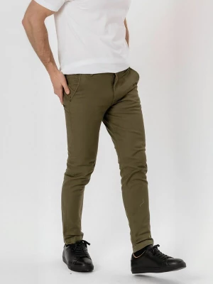 Obrázek produktu TEESHOPPEN Kalhoty ' Structure ' olivová