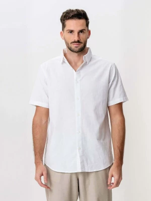 Obrázek produktu TEESHOPPEN Košile ' Linen Blend ' bílá