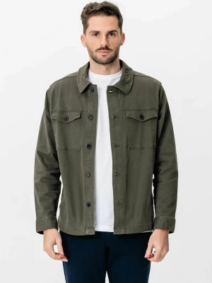 Obrázek produktu TEESHOPPEN Košile ' Twill Overshirt ' olivová