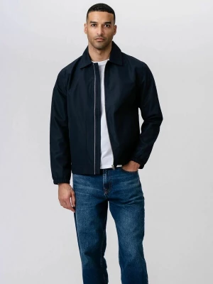 Obrázek produktu TEESHOPPEN Přechodná bunda ' Short Zip ' námořnická modř