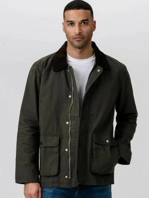 Obrázek produktu TEESHOPPEN Přechodná bunda ' Twill Jacket ' olivová