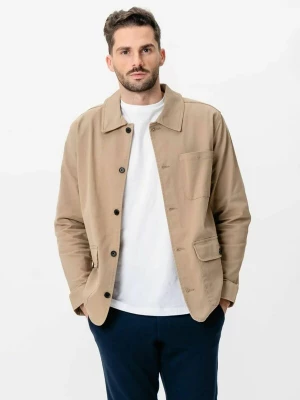 Obrázek produktu TEESHOPPEN Přechodná bunda ' Twill Shirt ' béžová