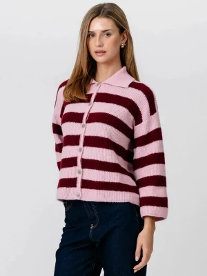 Obrázek produktu TEESHOPPEN Svetr ' Josie Polo ' růžová