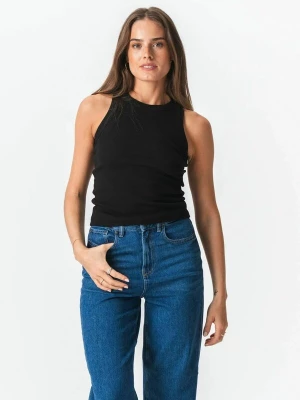 Obrázek produktu TEESHOPPEN Top ' Ribbed ' černá