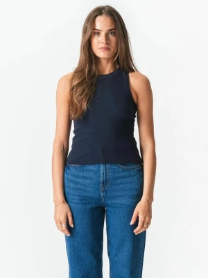 Obrázek produktu TEESHOPPEN Top ' Ribbed ' modrá