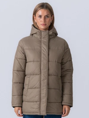 Obrázek produktu TEESHOPPEN Zimní bunda ' Long Puffer ' písková