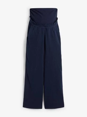 Obrázek produktu Těhotenské kalhoty z bavlněného mušelínu, Loose Fit BonPrix