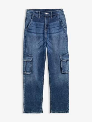 Obrázek produktu Termo cargo džíny Loose Fit, s žerzejovou podšívkou, Tapered BonPrix