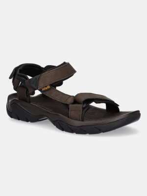 Obrázek produktu Teva sandály pánské nubukové Terra Fi 5 Universal Leather hnědá