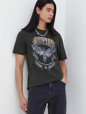 Obrázek produktu The Kooples Bavlněné tričko The Kooples zelená