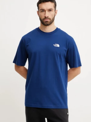 Obrázek produktu The North Face Bavlněné tričko The North Face Essential námořnická modř