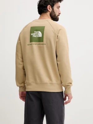 Obrázek produktu The North Face mikina pánská s bavlnou Raglan béžová