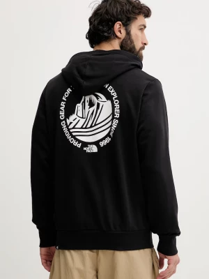 Obrázek produktu The North Face mikina s kapucí pánská s bavlnou MONTE černá