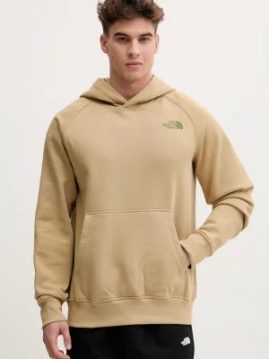 Obrázek produktu The North Face mikina s kapucí pánská s bavlnou Raglan béžová