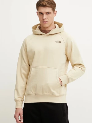 Obrázek produktu The North Face mikina s kapucí pánská s bavlnou Raglan Redbox béžová