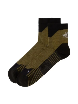Obrázek produktu THE NORTH FACE Sportovní ponožky 'Hiking Quarter' khaki / černá / bílá