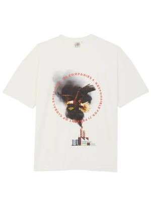 Obrázek produktu The Rad Black Kids Tričko '100 Companies Pollute T-Shirt' bílá