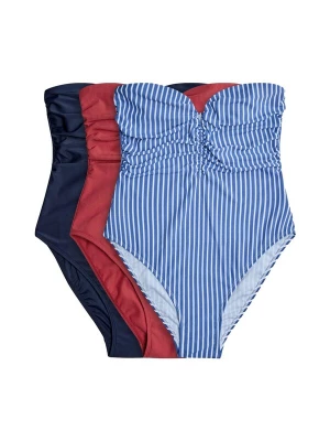 Obrázek produktu The Set Plavky modrá / námořnická modř / krvavě červená / bílá