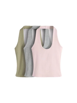 Obrázek produktu The Set Top šedá / olivová / růžová