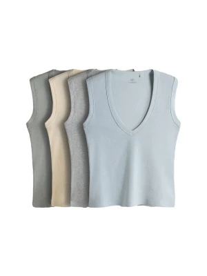 Obrázek produktu The Set Top světlemodrá / šedobéžová / šedý melír / khaki