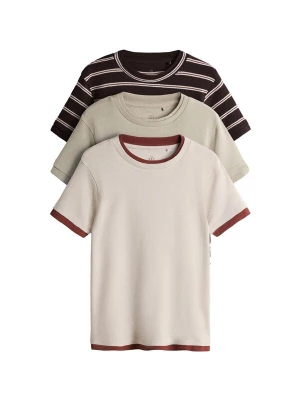 Obrázek produktu The Set Tričko béžová / khaki / lilek / bílá