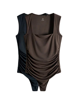 Obrázek produktu The Set Tričkové body hnědá / černá