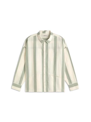 Obrázek produktu Thinking MU Košile 'JIM' zelená / offwhite