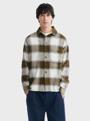 Obrázek produktu Thinking MU Košile 'THEO' khaki / bílá