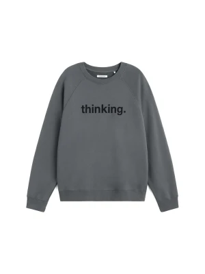 Obrázek produktu Thinking MU Mikina 'PEPE' tmavě šedá / černá