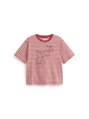 Obrázek produktu Thinking MU Tričko 'LUCIA' červená / černá / offwhite