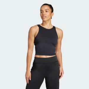 Obrázek produktu Tílko Yoga Crop With Inner Shelf Bra Adidas černá