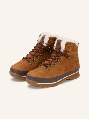 Obrázek produktu Timberland Šněrovací Boty Euro Hiker Mid Warm Lined Waterproof koňaková / tmavě hnědá / bílá