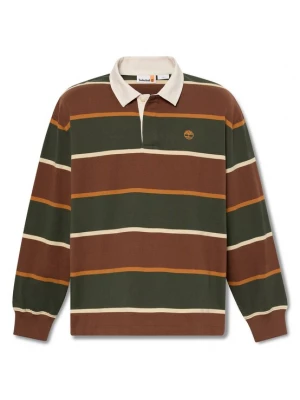Obrázek produktu TIMBERLAND Tričko 'Rugby' světle béžová / hnědá / tmavě zelená / oranžová