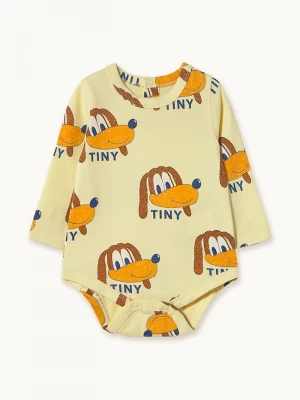 Obrázek produktu Tinycottons Bavlněné kojenecké body Tinycottons DOGS BODY béžová