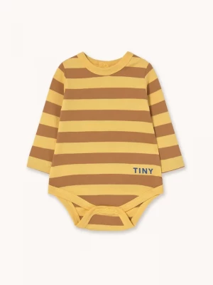 Obrázek produktu Tinycottons Bavlněné kojenecké body Tinycottons STRIPES KNIT BODY žlutá