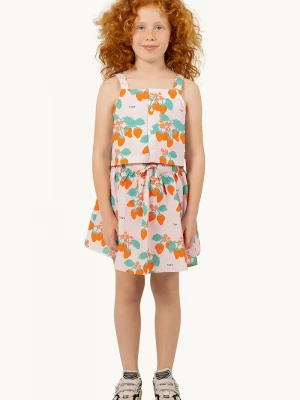 Obrázek produktu Tinycottons Dětská bavlněná sukně Tinycottons STRAWBERRIES SKIRT růžová