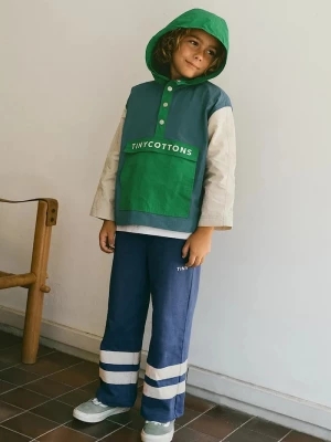 Obrázek produktu Tinycottons Dětská bunda Tinycottons COLOR BLOCK JACKET modrá
