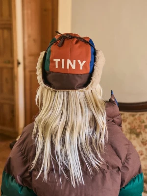 Obrázek produktu Tinycottons Dětská čepice Tinycottons COLOR BLOCK CHAPKA oranžová