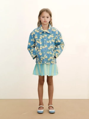 Obrázek produktu Tinycottons Dětská riflová bunda Tinycottons ORANGES JACKET modrá