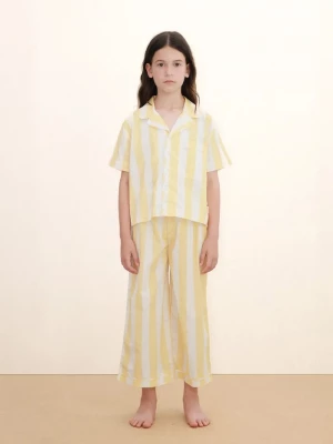 Obrázek produktu Tinycottons Dětské bavlněné pyžamo Tinycottons YELLOW STRIPES SET