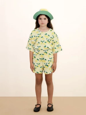 Obrázek produktu Tinycottons Dětské kraťasy Tinycottons ORANGES RIB SHORT žlutá