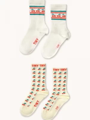 Obrázek produktu Tinycottons Dětské ponožky Tinycottons CHERRY MEDIUM SOCKS 2-pack žlutá