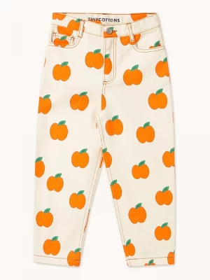 Obrázek produktu Tinycottons Dětské rifle Tinycottons APPLES STRAIGHT JEANS béžová
