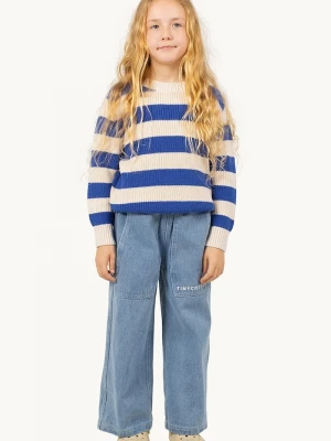 Obrázek produktu Tinycottons Dětské rifle Tinycottons GRAPHIC DENIM PANT modrá