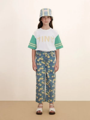 Obrázek produktu Tinycottons Dětské rifle Tinycottons ORANGES DENIM JEANS modrá