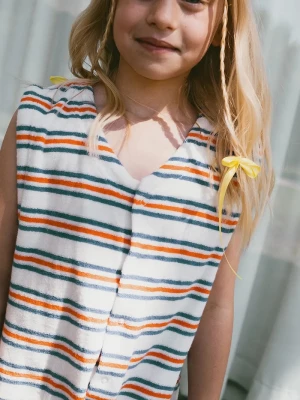 Obrázek produktu Tinycottons Dětský bavlněný overal Tinycottons STRIPES MULTICOLOR JUMPSUIT