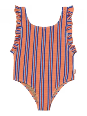 Obrázek produktu Tinycottons Jednodílné dětské plavky Tinycottons STRIPES SWIMSUIT oranžová